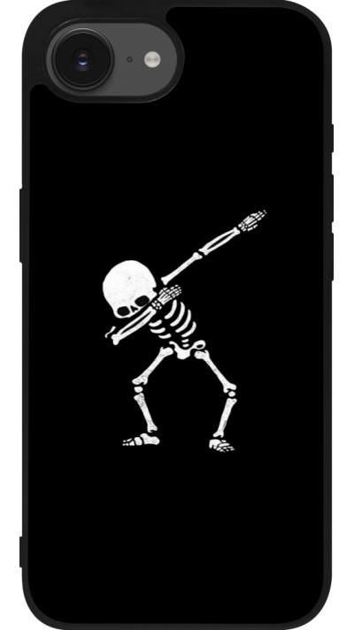 Coque iPhone 17e / 16e - Silicone rigide noir Halloween 19 09