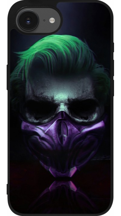 Coque iPhone 17e / 16e - Silicone rigide noir Halloween 20 21