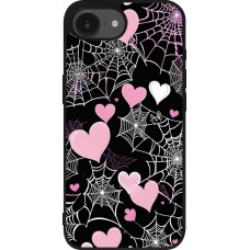 iPhone 16e Case Hülle - Silikon schwarz Halloween 2024 girly