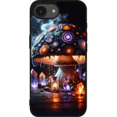 Coque iPhone 17e / 16e - Silicone rigide noir Halloween Potion Magic
