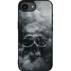 iPhone 16e Case Hülle - Silikon schwarz Halloween 2024 smoky skull