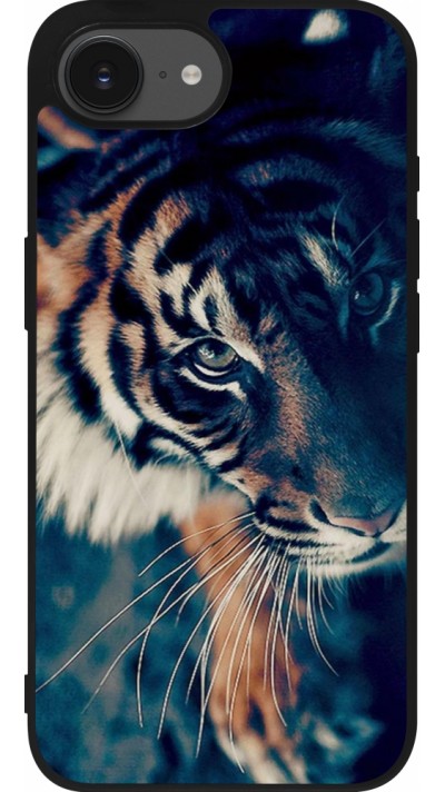 Coque iPhone 17e / 16e - Silicone rigide noir Incredible Lion
