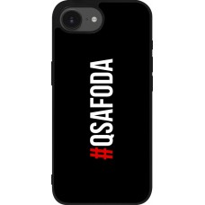 Coque iPhone 17e / 16e - Silicone rigide noir Qsafoda 1
