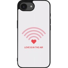 iPhone 16e Case Hülle - Silikon schwarz Saint Valentines Day 26 Love is in the air