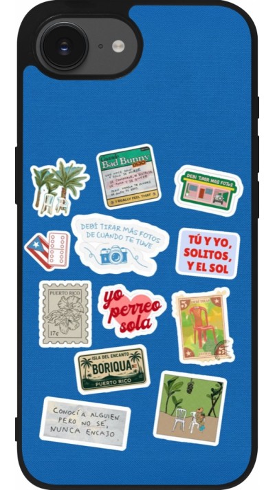 Coque iPhone 17e / 16e - Silicone rigide noir Seals of the Dominican Republic DTMF