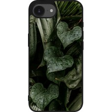 iPhone 16e Case Hülle - Silikon schwarz Spring 23 fresh plants
