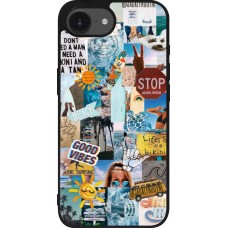 Coque iPhone 17e / 16e - Silicone rigide noir Summer 2021 15