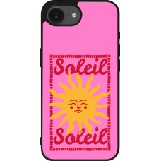 Coque iPhone 17e / 16e - Silicone rigide noir Sun sun 2026