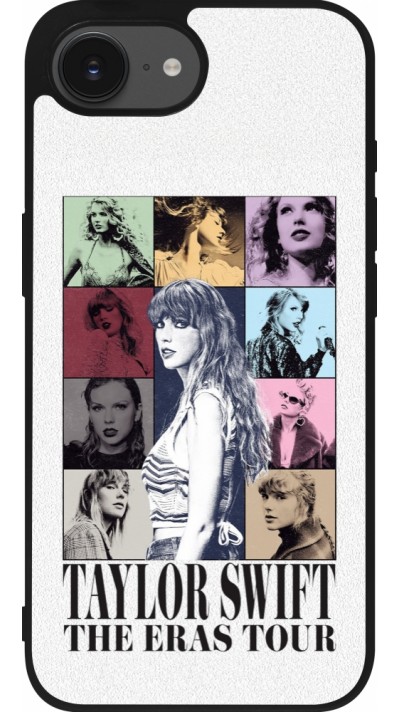 iPhone 16e Case Hülle - Silikon schwarz Taylor Swift The Eras Tour