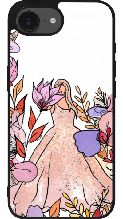 iPhone 16e Case Hülle - Silikon schwarz Taylor Swift Sketch - White