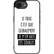 iPhone 16e Case Hülle - Silikon schwarz Le truc globalement bats les couilles