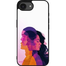 Coque iPhone 17e / 16e - Silicone rigide noir Womens day 2026 10