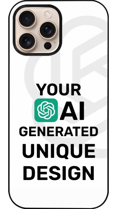 iPhone 16 Pro Max Case Hülle - 100% einzigartig erstellt dank Deiner Kreativität und künstlicher Intelligenz (KI)