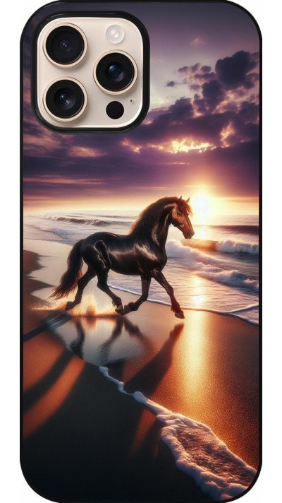 iPhone 16 Pro Max Case Hülle - Pferd majestätisch Strand