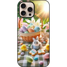 Coque iPhone 16 Pro Max - Easter 2025 Panier Pâques