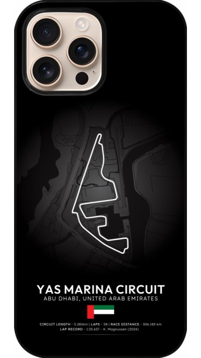 Coque iPhone 16 Pro Max - F1 Track 2025 Abu Dhabi
