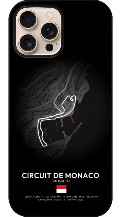 Coque iPhone 16 Pro Max - F1 Track 2025 Monaco