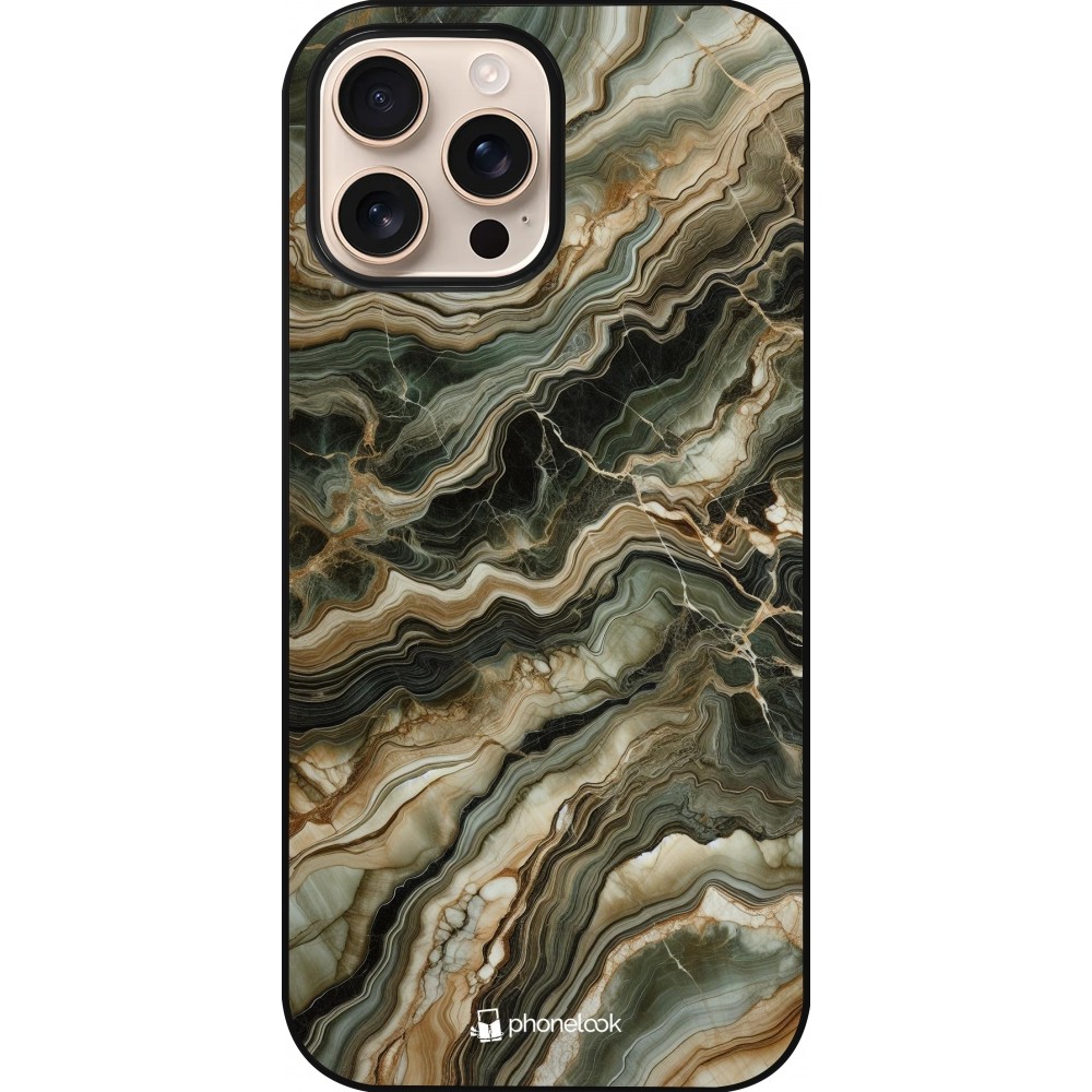 Coque iPhone 16 Pro Max - Marbre Olive