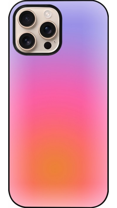Coque iPhone 16 Pro Max - Orange Pink Blue Gradient