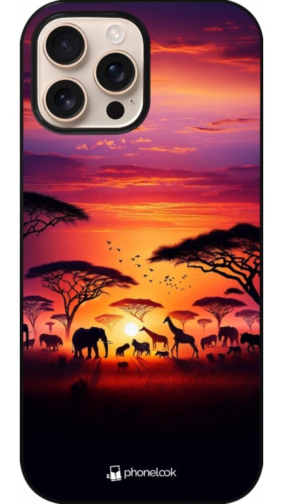 Coque iPhone 16 Pro Max - Safari sunset wildlife