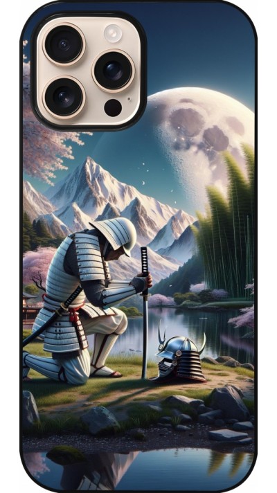 Coque iPhone 16 Pro Max - Samurai Katana Lune