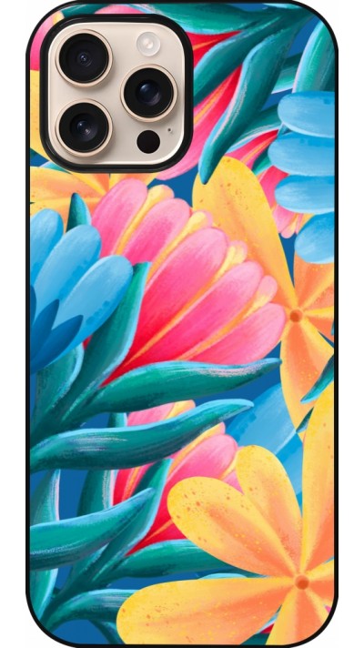 Coque iPhone 16 Pro Max - Spring 23 colorful flowers