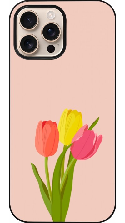 Coque iPhone 16 Pro Max - Spring 23 tulip trio