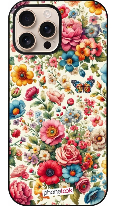 Coque iPhone 16 Pro Max - Spring 25 printemps fleuri