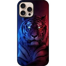 Coque iPhone 16 Pro Max - Tiger Blue Red