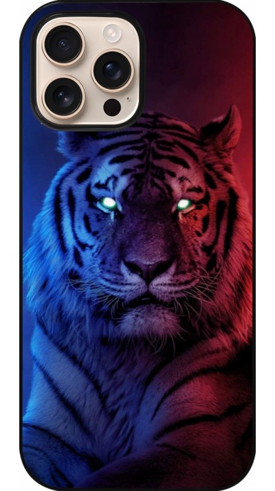 Coque iPhone 16 Pro Max - Tiger Blue Red