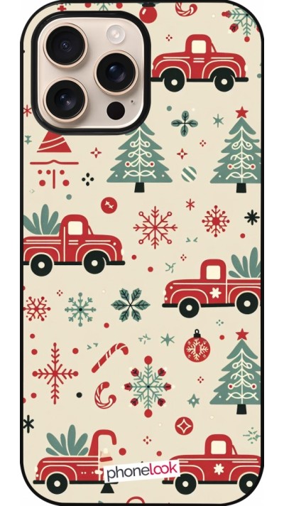 Coque iPhone 16 Pro Max - Noël 2024 Camion Sapin