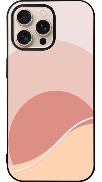 iPhone 16 Pro Max Case Hülle - Silikon schwarz Autumn 22 abstract sunrise