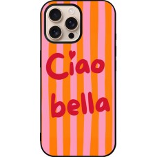 Coque iPhone 16 Pro Max - Silicone rigide noir Bye Bella 2026
