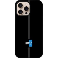 Coque iPhone 16 Pro Max - Silicone rigide noir Canton AG noir