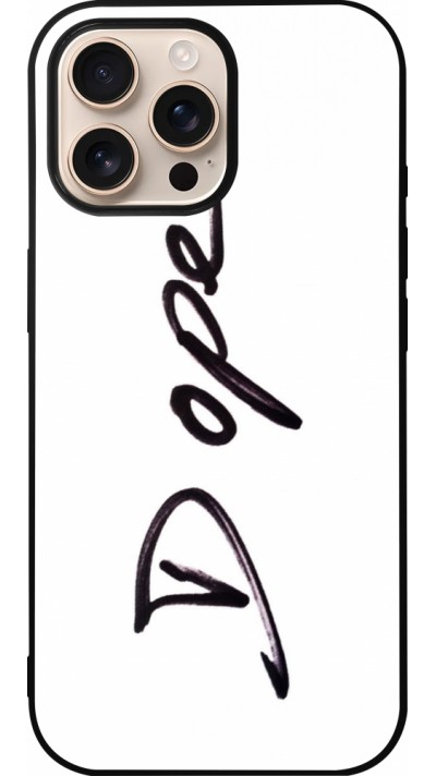 iPhone 16 Pro Max Case Hülle - Silikon schwarz Dope