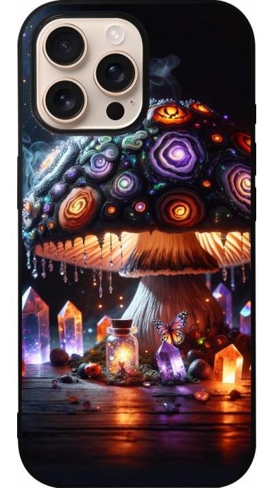 iPhone 16 Pro Max Case Hülle - Silikon schwarz Halloween Zaubertrank Magie