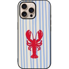 Coque iPhone 16 Pro Max - Silicone rigide noir Red lobster 2026