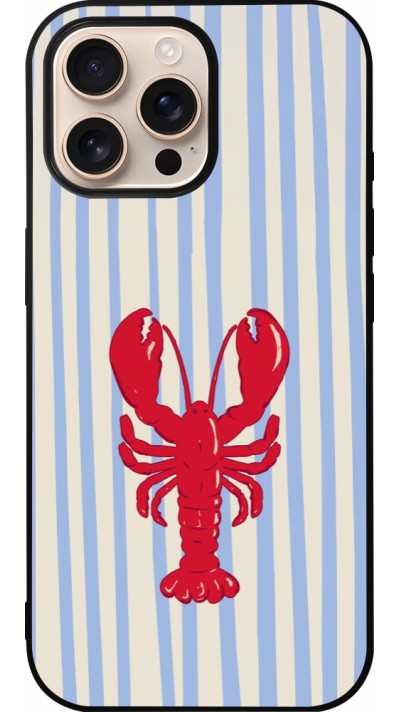 Coque iPhone 16 Pro Max - Silicone rigide noir Red lobster 2026