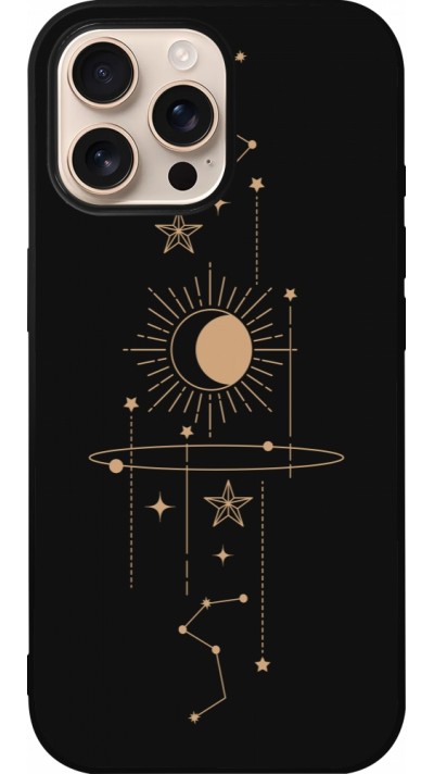 iPhone 16 Pro Max Case Hülle - Silikon schwarz Spring 23 astro