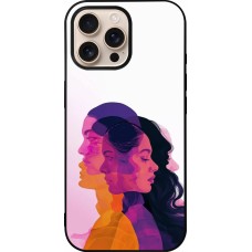 Coque iPhone 16 Pro Max - Silicone rigide noir Womens day 2026 10