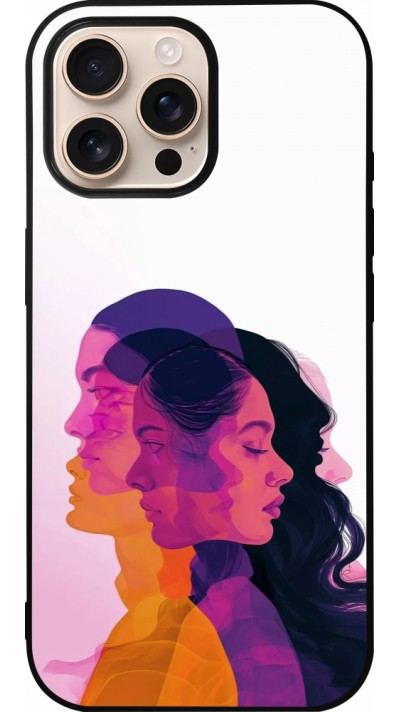 Coque iPhone 16 Pro Max - Silicone rigide noir Womens day 2026 10