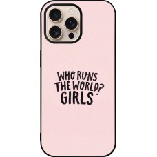 Coque iPhone 16 Pro Max - Silicone rigide noir Womens day 2026 3