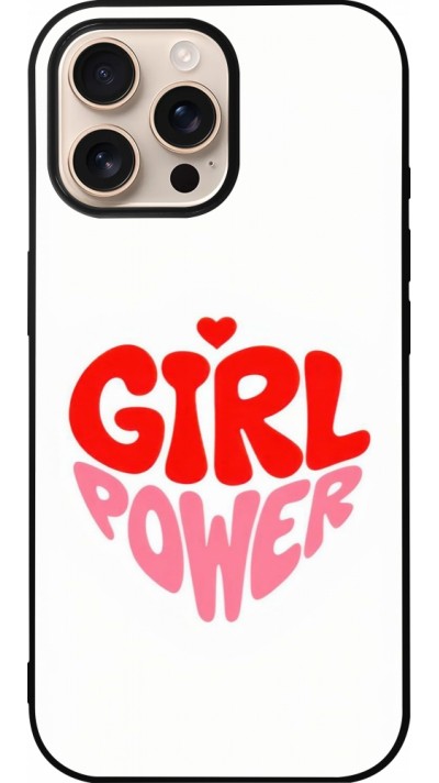 Coque iPhone 16 Pro Max - Silicone rigide noir Womens day 2026 6