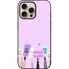 Coque iPhone 16 Pro Max - Silicone rigide noir Womens day 2026 9