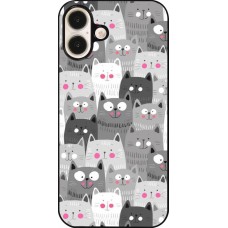 iPhone 16 Plus Case Hülle - Katzenschwärme
