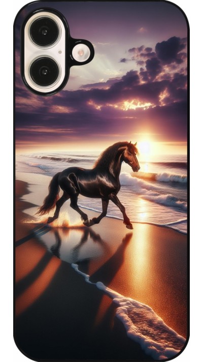 iPhone 16 Plus Case Hülle - Pferd majestätisch Strand