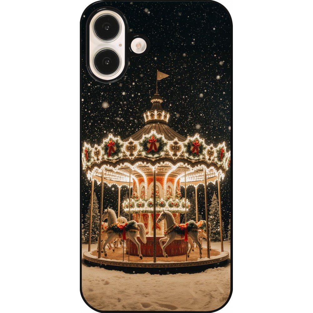 Coque iPhone 16 Plus - Christmas 25 Carousel