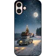 Coque iPhone 16 Plus - Christmas 25 Car with Tree Xmas