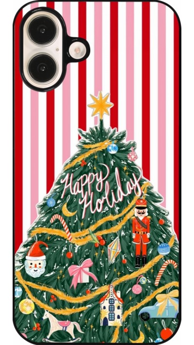 Coque iPhone 16 Plus - Christmas 25 Happy Holiday