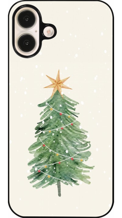 Coque iPhone 16 Plus - Christmas 25 Sketch Tree